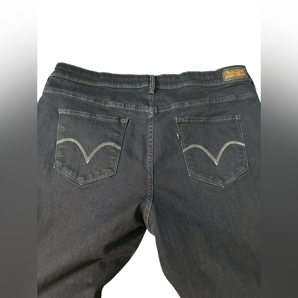 LEVIS PERFECTLY SHAPING DARK DENIM JEANS  W19-20